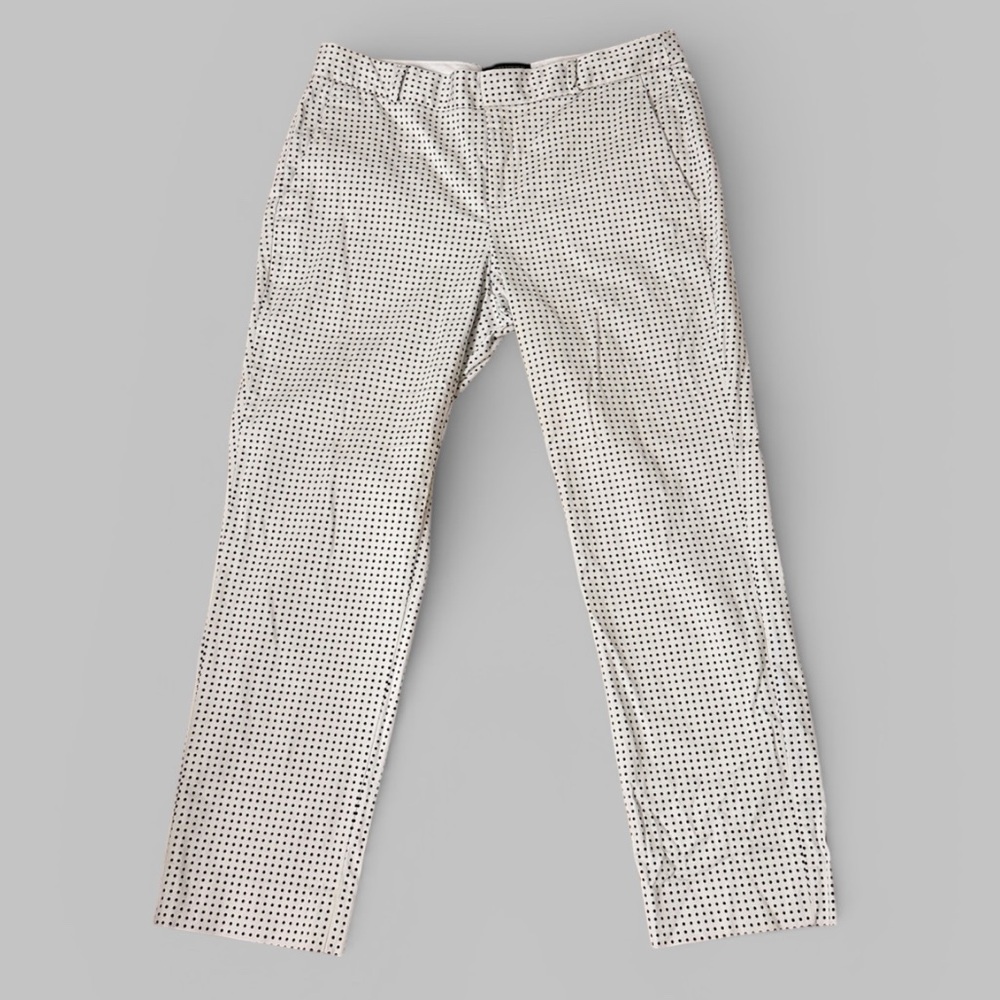 Banana Republic Black & White Polka Dot Avery Pants
